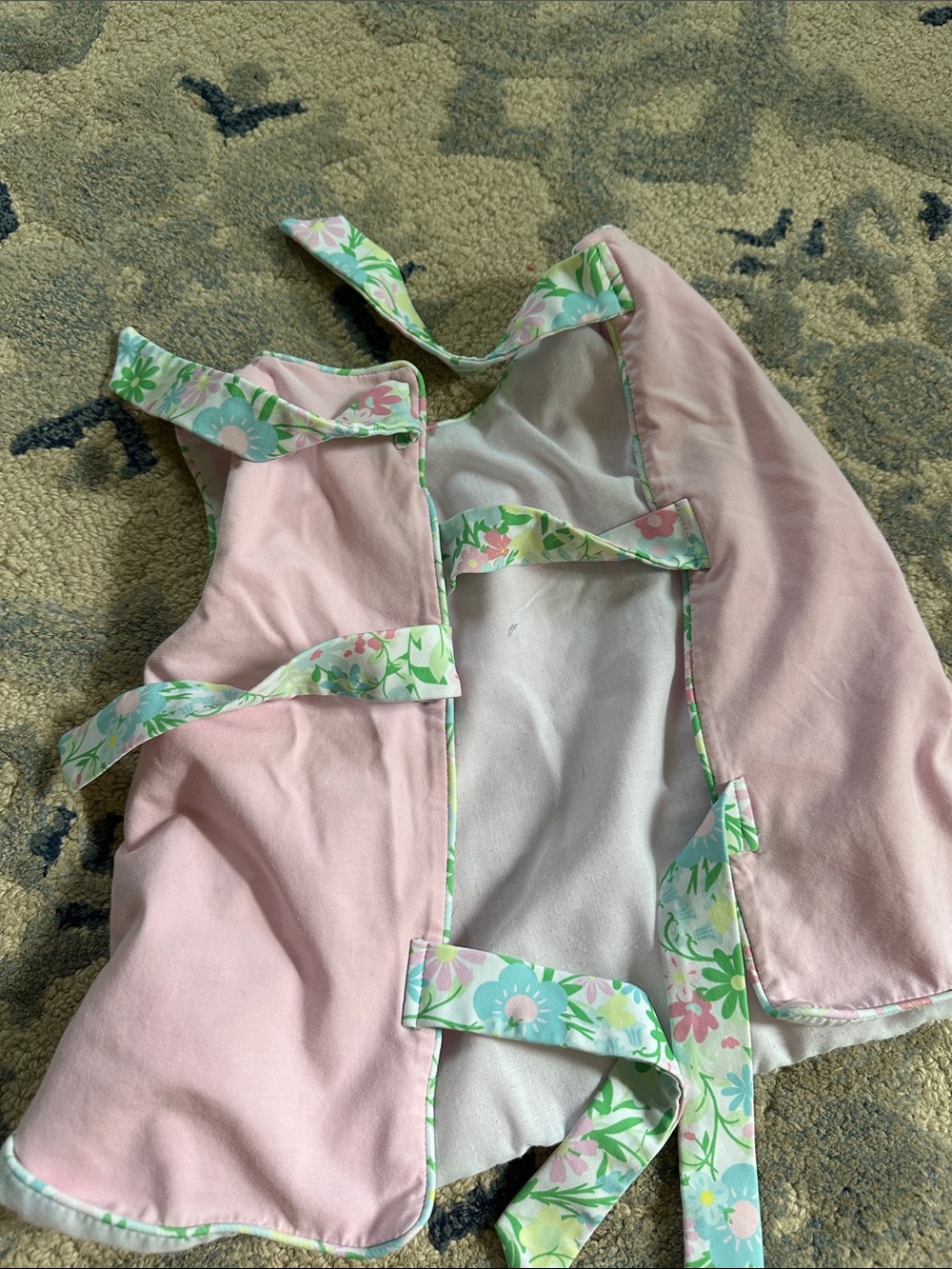 Pink Floral Ruffle Shorts Set - Picture 4 of 4